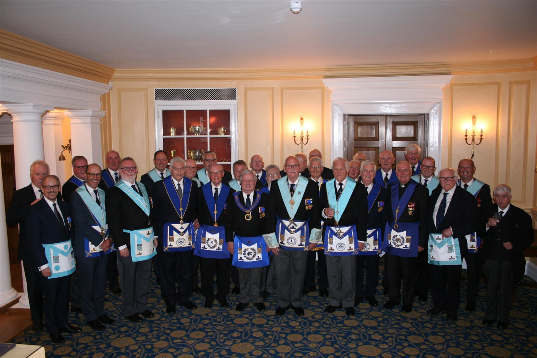 The Lodge of Pauls Wharf No 8731 receives the Talking Heads Team